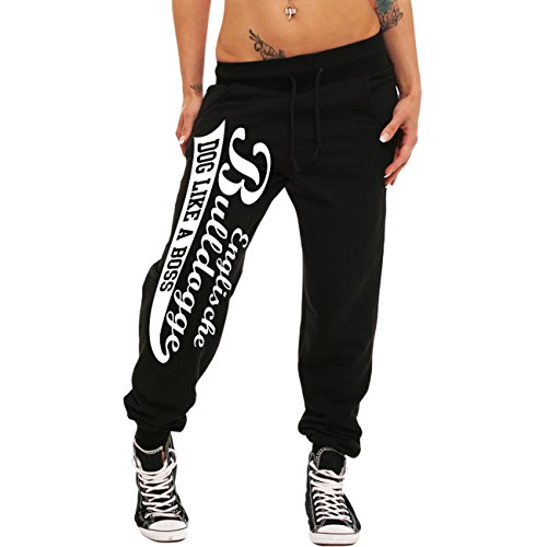 Spaß Kostet Frauen und Damen Sweathose Englische Bulldogge von Spaß Kostet