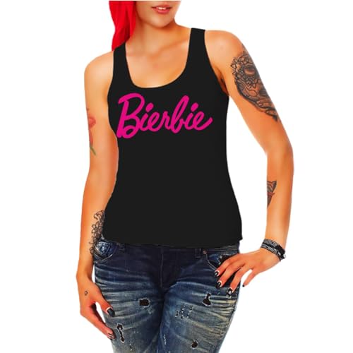 Girls Tank Top Bierbie Party Alkohol Fun Spass trägershirt Frauen Damen Größe XS - 3XL von Spaß Kostet