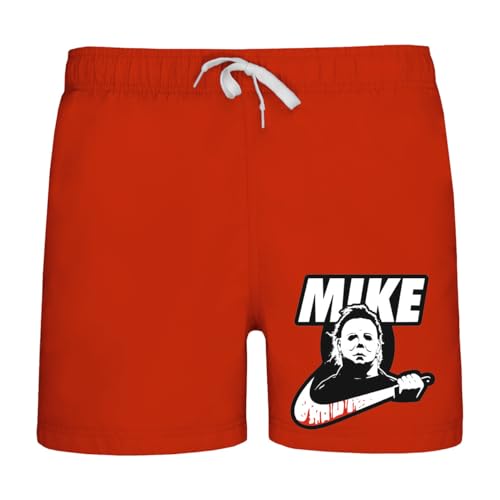 Spaß Kostet Herren Badehose Horror Mike Full Metal Hardcore Swim Shorts schwarz Black von Spaß Kostet