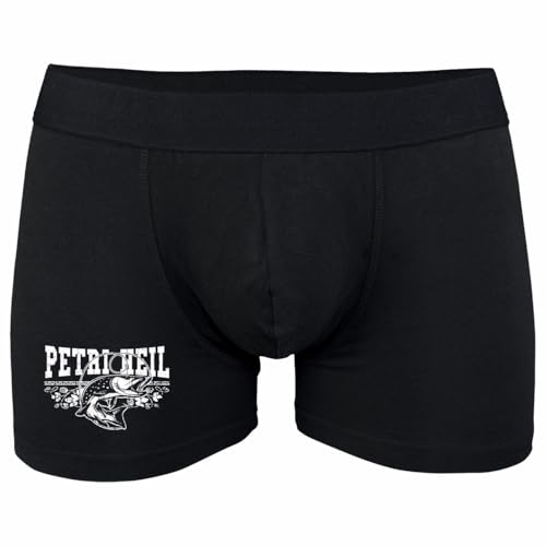 Spaß Kostet Herren Boxershorts Angler Motive Petri Heil Männer Fisch Motiv Grösse S - 5XL von Spaß Kostet