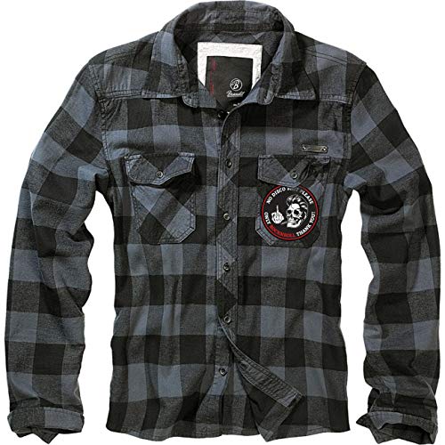 Spaß Kostet Herren Holzfällerhemd Langarm Rockn Roll Rockabilly No Disco Größe S bis 7XL von Spaß Kostet