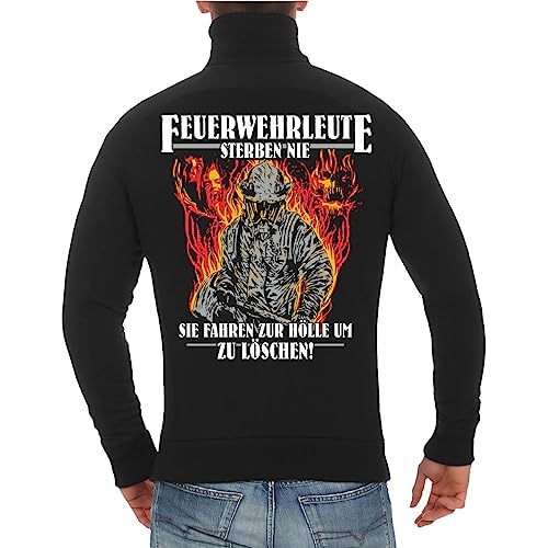 Spaß Kostet Herren Jacke Sweatjacke Feuerwehr Motiv Feuerwehrleute sterben nie Größe S - 4XL von Spaß Kostet
