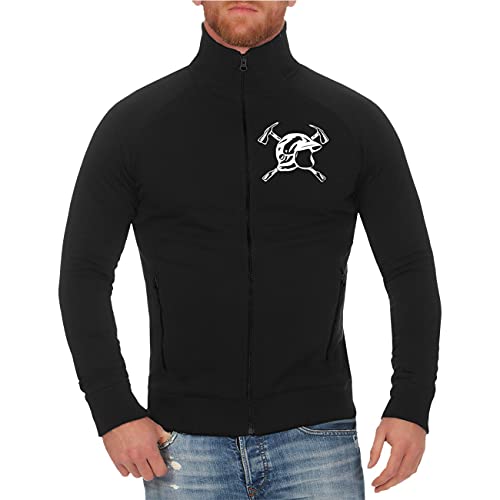 Spaß Kostet Herren Jacke Sweatjacke Feuerwehr Motive freiwillige beruf Größe S - 4XL von Spaß Kostet