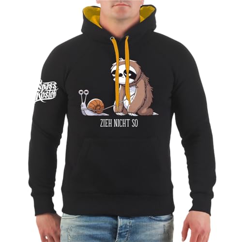 Spaß Kostet Herren Junge Kapuzenpullover Zieh Nicht so Sonntags Hoodie Faultier chillen von Spaß Kostet