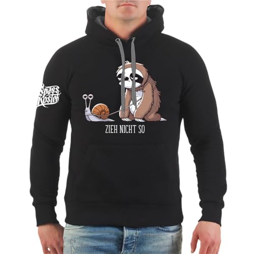 Spaß Kostet Herren Junge Kapuzenpullover Zieh Nicht so Sonntags Hoodie Faultier chillen von Spaß Kostet