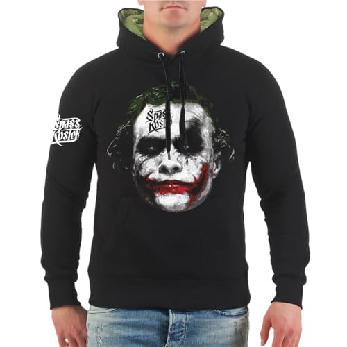 Spaß Kostet Herren Jungs Kapuzenpullover Joker Crew Hoodie Blood Pain Crazy von Spaß Kostet