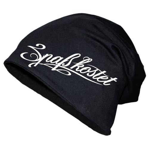 Spaß Kostet Herren Jungs Long Beanie Marke Label Größe XS bis XXL von Spaß Kostet