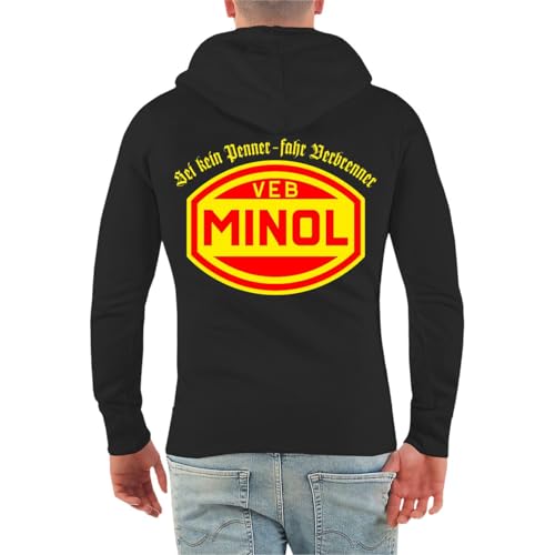 Spaß Kostet Herren Kapuzenjacke VEB Minol Sei kein Penner fahr Verbrenner gemisch DDR benzin Spaß Kostet Herren Kapuzenjacke VEB Minol Sei kein Penner fahr Verbrenner gemisch DDR benzin von Spaß Kostet