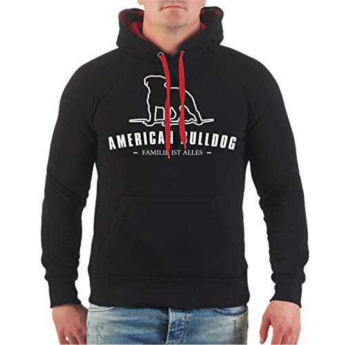 Spaß Kostet Herren Kapuzenpullover American Bulldog Familie Größe S - 5XL von Spaß Kostet