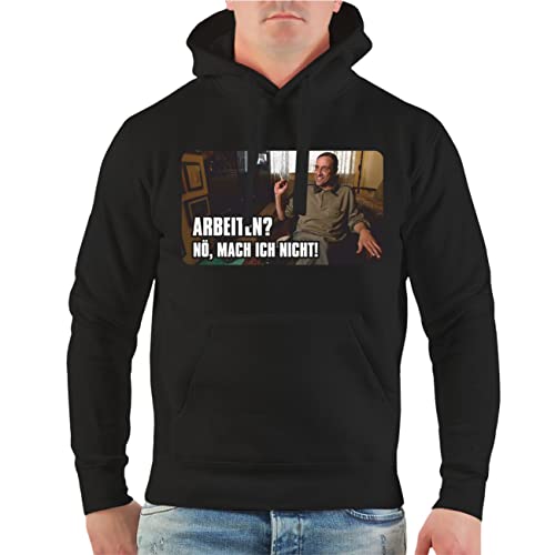 Spaß Kostet Herren Kapuzenpullover Arno Arbeiten? Nö mach ich Nicht Größe S - 5XL von Spaß Kostet