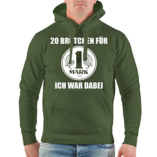 Spaß Kostet Herren Kapuzenpullover DDR 20 Brötchen Für 1 Mark ich war dabei Größe S - 5XL von Spaß Kostet