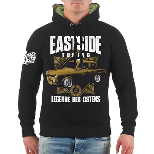 Spaß Kostet Herren Kapuzenpullover DDR Eastside Tuning Legende des Ostens Hoodie Custom veb Größe M - 5XL von Spaß Kostet