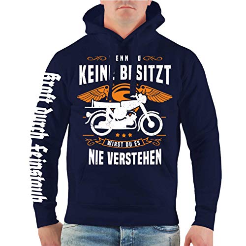 Spaß Kostet Herren Kapuzenpullover DDR Moped Motorrad Wenn du Keine hast wirst du es nie verstehen Größe S - 5XL von Spaß Kostet