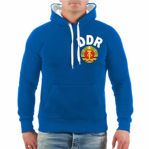 Spaß Kostet Herren Kapuzenpullover DDR Trikot ostdeutschland mit RÜCKENDRUCK Spaß Kostet Herren Kapuzenpullover DDR Trikot ostdeutschland mit RÜCKENDRUCK von Spaß Kostet