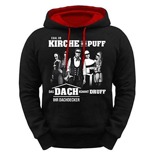 Spaß Kostet Herren Kapuzenpullover Dachdecker lustiger Hoodie Spruch sprüche von Spaß Kostet