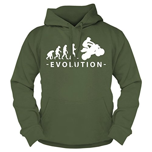 Spaß Kostet Herren Kapuzenpullover Evolution Quad Grösse S bis 5XL von Spaß Kostet