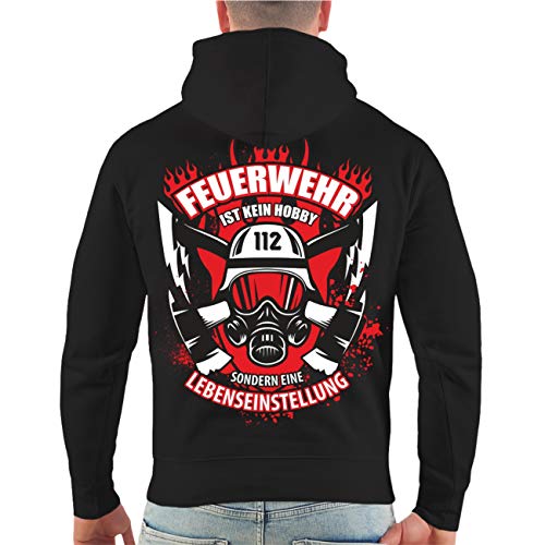 Spaß Kostet Herren Kapuzenpullover Feuerwehr ist eine Lebenseinstellung Größe S - 5XL von Spaß Kostet