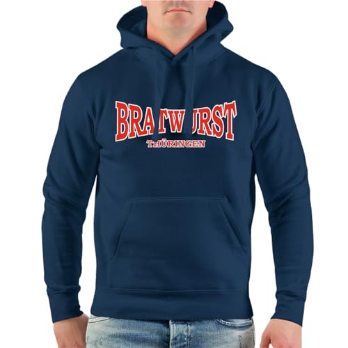 Spaß Kostet Herren Kapuzenpullover Hoodie Bratwurst Thüringen Größe S - 5XL von Spaß Kostet