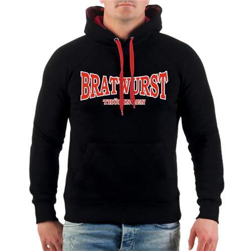Spaß Kostet Herren Kapuzenpullover Hoodie Bratwurst Thüringen Größe S - 5XL von Spaß Kostet