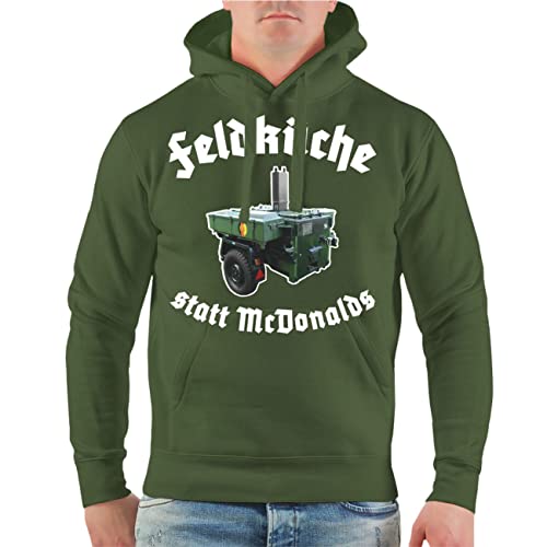 Spaß Kostet Herren Kapuzenpullover Hoodie Feldküche DDR NVA Gulaschkanone Größe S - 5XL von Spaß Kostet