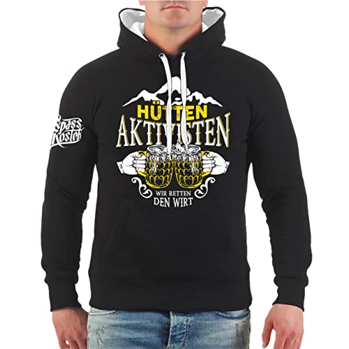 Spaß Kostet Herren Kapuzenpullover Hoodie Hüttenaktivisten Wir retten den Wirt Größe S - 5XL von Spaß Kostet