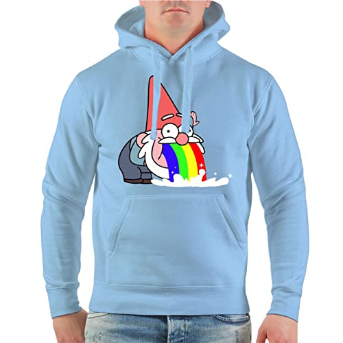 Spaß Kostet Herren Kapuzenpullover Hoodie Party Fun Motiv Kotzender Zwerg Größe S - 5XL von Spaß Kostet