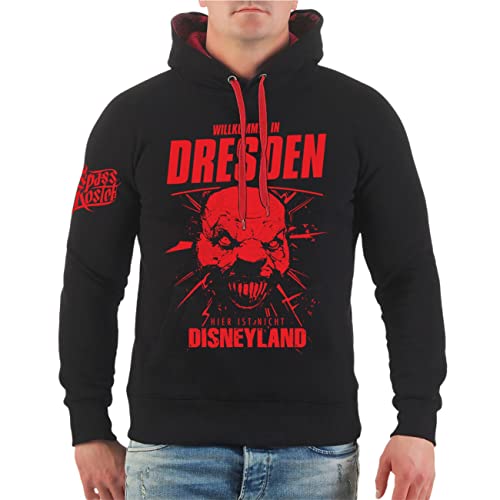 Spaß Kostet Herren Kapuzenpullover Hoodie Willkommen in Dresden Größe S - 5XL von Spaß Kostet