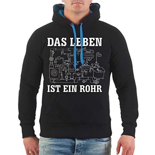 Spaß Kostet Herren Kapuzenpullover Installateur Klempner Das Leben ist EIN Rohr Sanitär Gas von Spaß Kostet