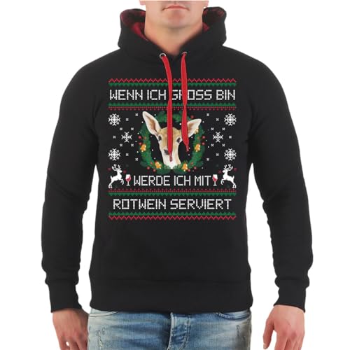 Spaß Kostet Herren Kapuzenpullover Koch Jäger BBQ Motiv zu Weihnachten Größe M - 5XL von Spaß Kostet