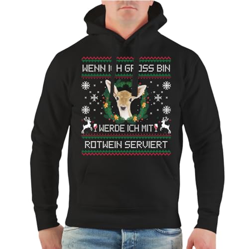 Spaß Kostet Herren Kapuzenpullover Koch Jäger BBQ Motiv zu Weihnachten Größe M - 5XL von Spaß Kostet