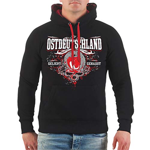 Spaß Kostet Herren Kapuzenpullover Ostdeutschland Der Osten geliebt gehasst Größe S bis 5XL von Spaß Kostet