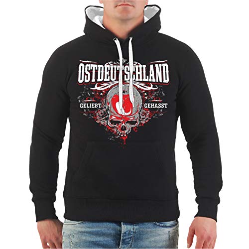 Spaß Kostet Herren Kapuzenpullover Ostdeutschland Der Osten geliebt gehasst Größe S bis 5XL von Spaß Kostet
