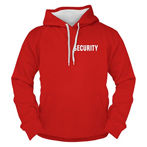 Spaß Kostet Herren Kapuzenpullover Security (mit Rückendruck) von Spaß Kostet