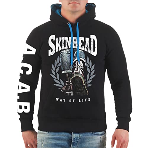 Spaß Kostet Herren Kapuzenpullover Skinhead Way of Life oi Skin Boots Größe S bis 5XL von Spaß Kostet