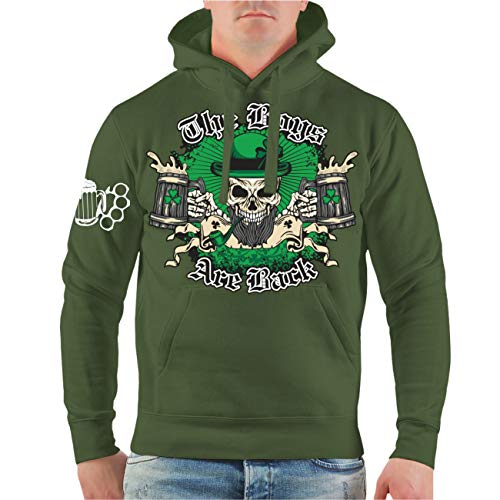 Spaß Kostet Herren Kapuzenpullover The Boys Are Back Irland Boots Motiv Größe S bis 4XL von Spaß Kostet