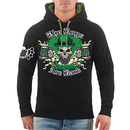 Spaß Kostet Herren Kapuzenpullover The Boys Are Back Irland Boots Motiv Größe S bis 4XL von Spaß Kostet