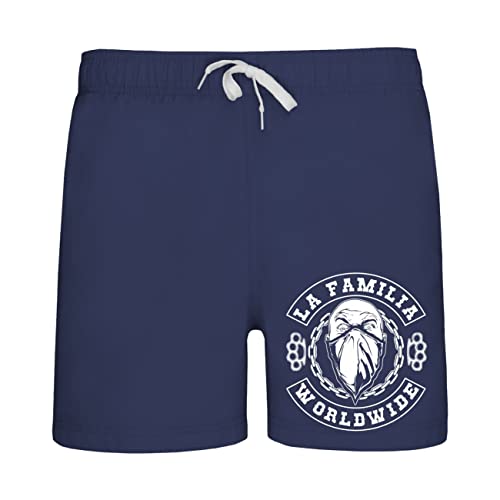 Herren Männer Badehose Swim Shorts La Familia Worldwide Germany Crew Support von Spaß Kostet