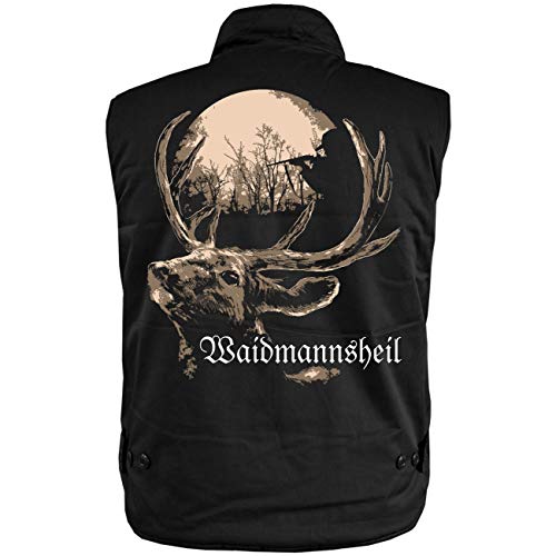 Spaß Kostet Herren Männer Ranger Weste mit Futter WAIDMANNSHEIL Jäger outdoor Größe S - 5XL von Spaß Kostet
