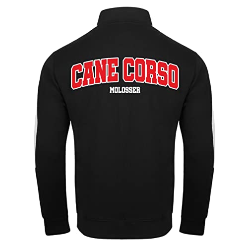 Spaß Kostet Herren Männer Trainingsjacke mit Streifen Sweatjacke Cane Corso Molosser Hunde Dogs von Spaß Kostet
