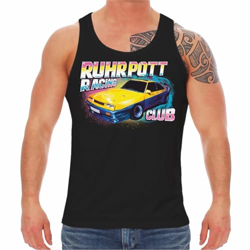 Spaß Kostet Herren Muskelshirt Tank Top Ruhrpott Racing Club Größe S - 3XL von Spaß Kostet