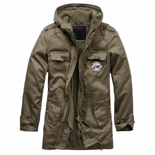 Spaß Kostet Herren Parka mit raustrennbaren Innenfutter Winterjacke DDR Motorrad Ostdeutsches Kulturgut Größe M - 5XL von Spaß Kostet