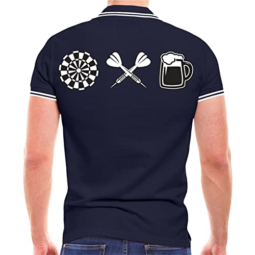 Spaß Kostet Herren Polohemd Poloshirt Dart Board Dartpfeile Bier Größe M bis 5XL von Spaß Kostet