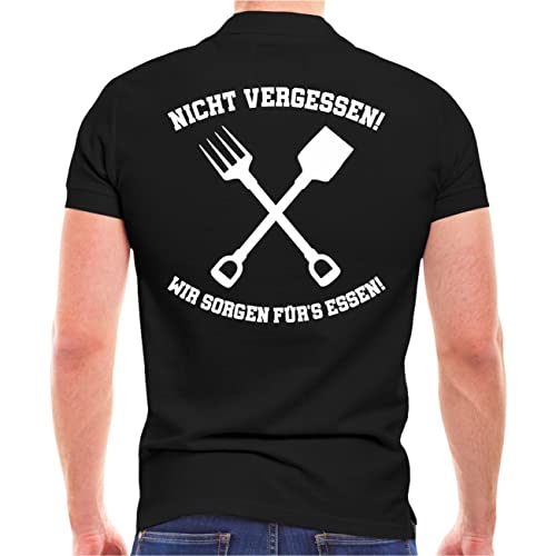 Spaß Kostet Herren Poloshirt Polohemd Bauern Traktor Demo Nicht vergessen WIR Sorgen FÜRS Essen (mit Rückendruck) Größe S - 5XL von Spaß Kostet