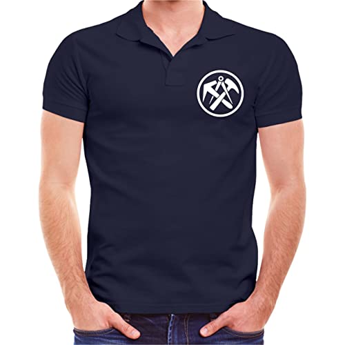 Spaß Kostet Herren Poloshirt Polohemd Dachdecker Zeichen Logo Polo Motiv Größe S - 5XL von Spaß Kostet
