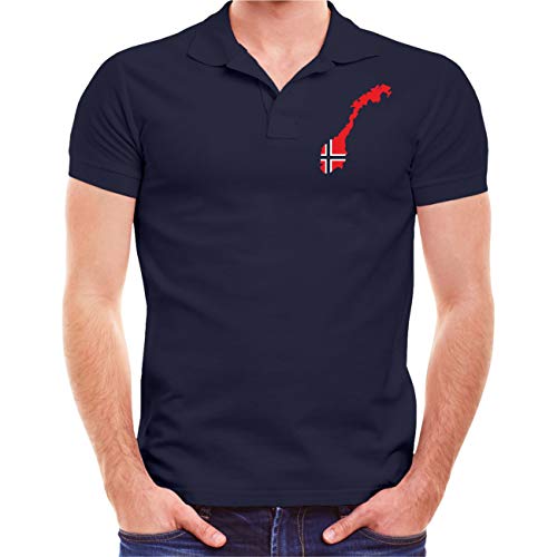 Spaß Kostet Herren Poloshirt Polohemd Polohemd Norwegen Angelurlaub (mit Rückendruck) S bis 5XL von Spaß Kostet