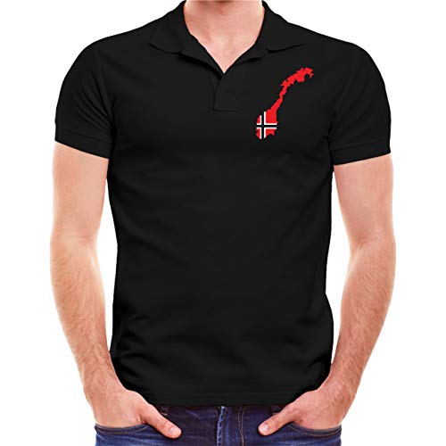 Spaß Kostet Herren Poloshirt Polohemd Polohemd Norwegen Angelurlaub (mit Rückendruck) S bis 5XL von Spaß Kostet