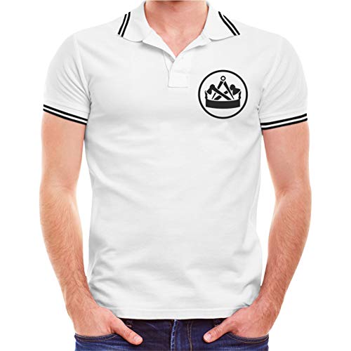 Spaß Kostet Herren Poloshirt Polohemd Seine Exzellenz DER Zimmermann (mit Rückendruck) von Spaß Kostet