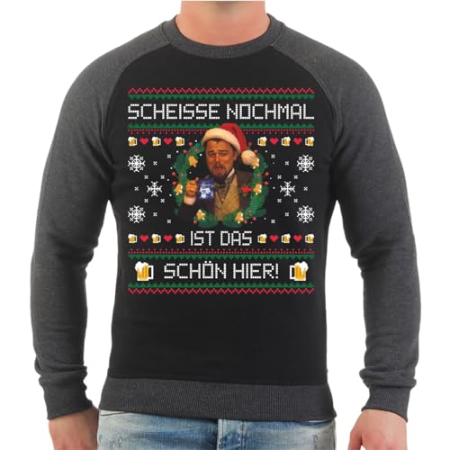 Spaß Kostet Herren Pullover Ho Ho Ho Scheisse ist das schön Hier Santa Größe S - 4XL von Spaß Kostet