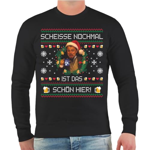 Spaß Kostet Herren Pullover Ho Ho Ho Scheisse ist das schön Hier Santa Größe S - 4XL von Spaß Kostet