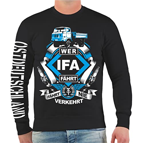 Spaß Kostet Herren Pullover Sweatshirt DDR W50 Wer IFA fährt fährt nie verkehrt Größe S - 4XL von Spaß Kostet